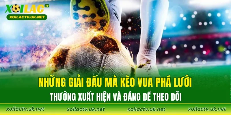 Những giải đấu mà Kèo Vua Phá Lưới thường xuất hiện và đáng để theo dõi